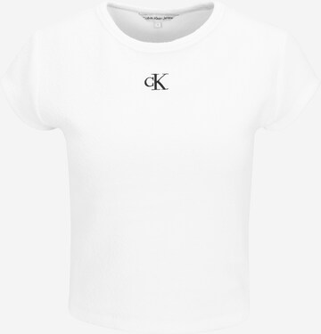 Calvin Klein Jeans Paita värissä valkoinen: edessä