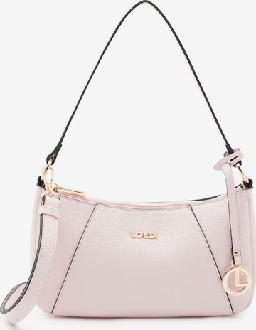 L.CREDI Schultertasche 'Michaela' in Pink: Vorderseite