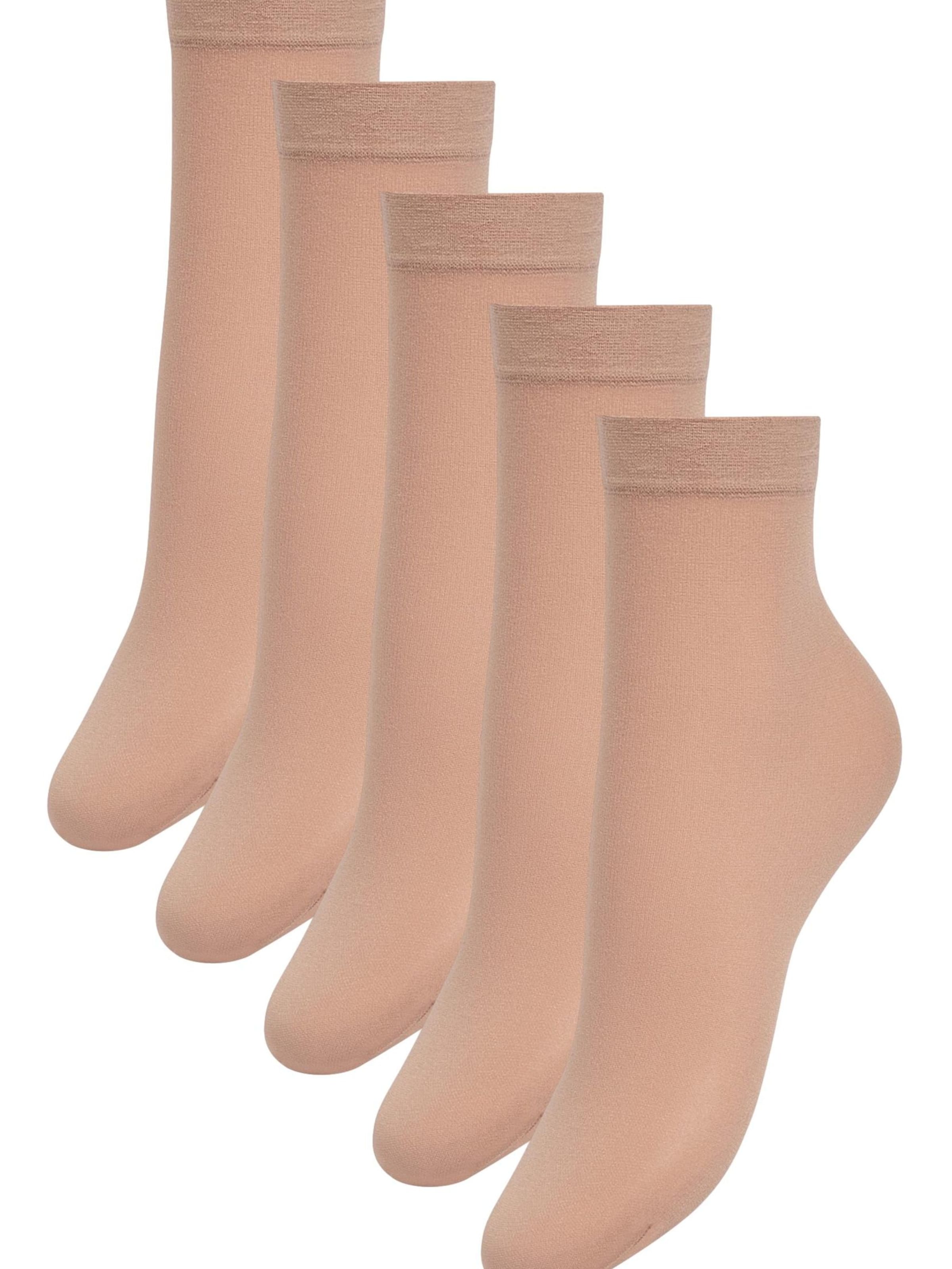 Next Socks in Beige: front