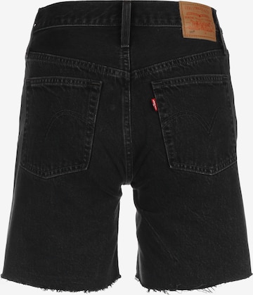 LEVI'S ® Štandardný strih Džínsy '501 Mid Thigh Short' - Čierna