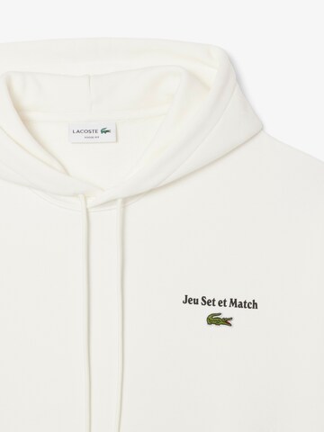 LACOSTE Sweatshirt in White