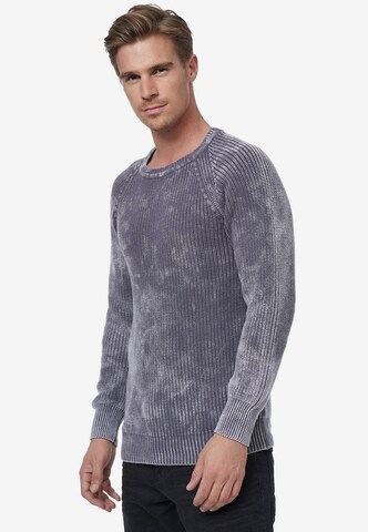 Rusty Neal Pullover in Grau: predná strana