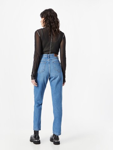 Nasty Gal Tapered Jeans in Blue