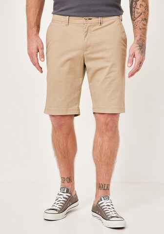 REDPOINT Slim fit Chino Pants in Beige: front