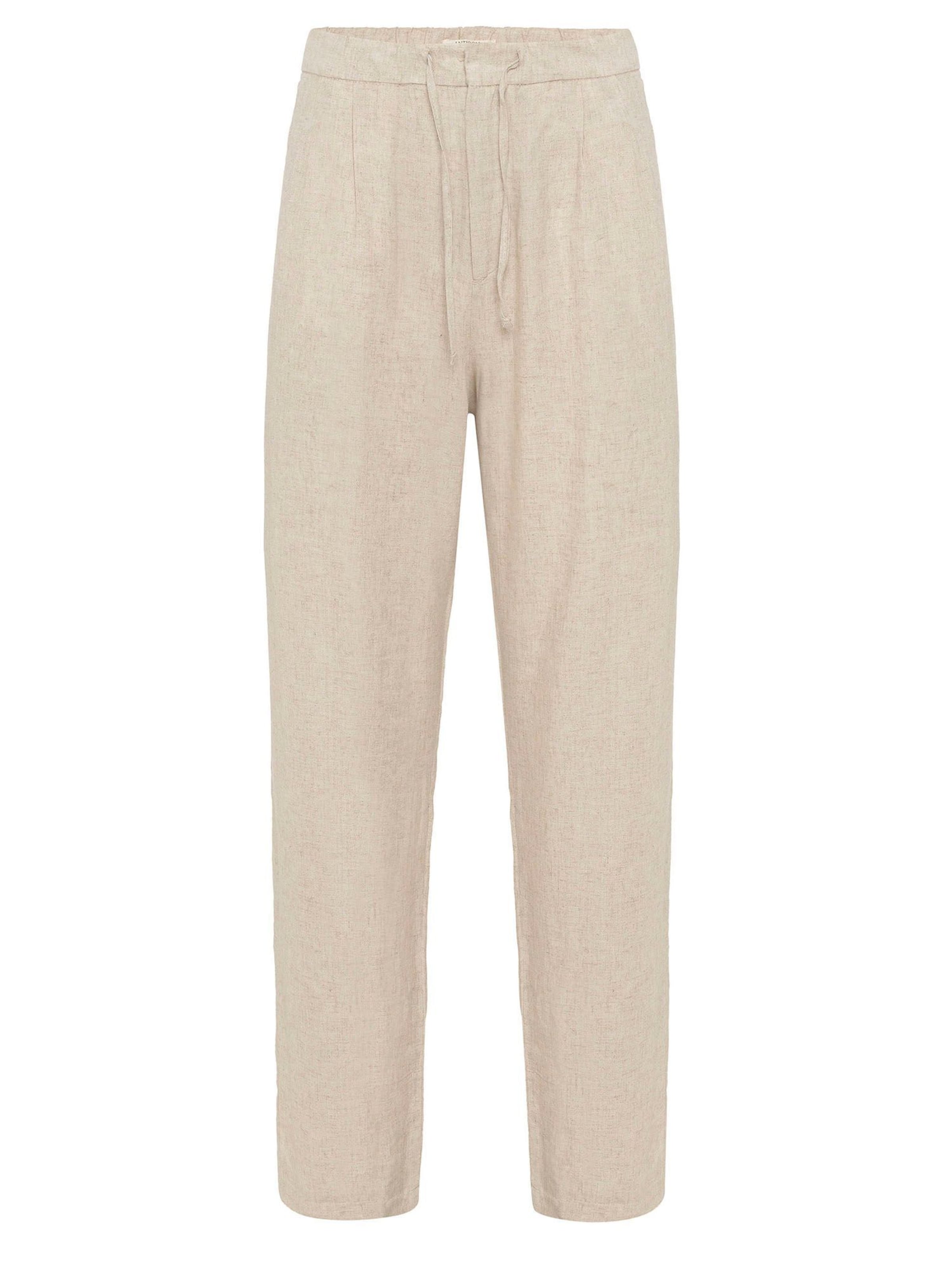 Antioch Брюки со складками в Серый: спереди