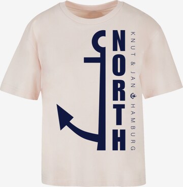 F4NT4STIC T-Shirt 'North Anker' in Pink: predná strana