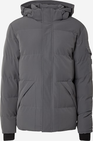 Cars Jeans Зимняя куртка 'CAMDEN' в Серый: спереди