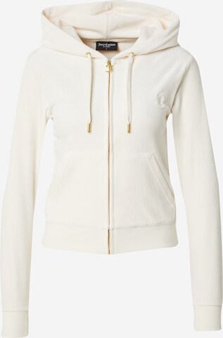 Juicy Couture Sweatjakke 'ROBERTSON' i hvit: forside