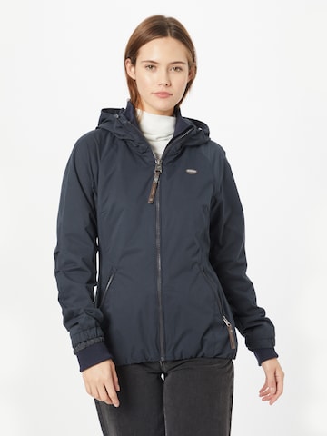 Ragwear Between-Season Jacket 'DIZZIE' in Blue: front