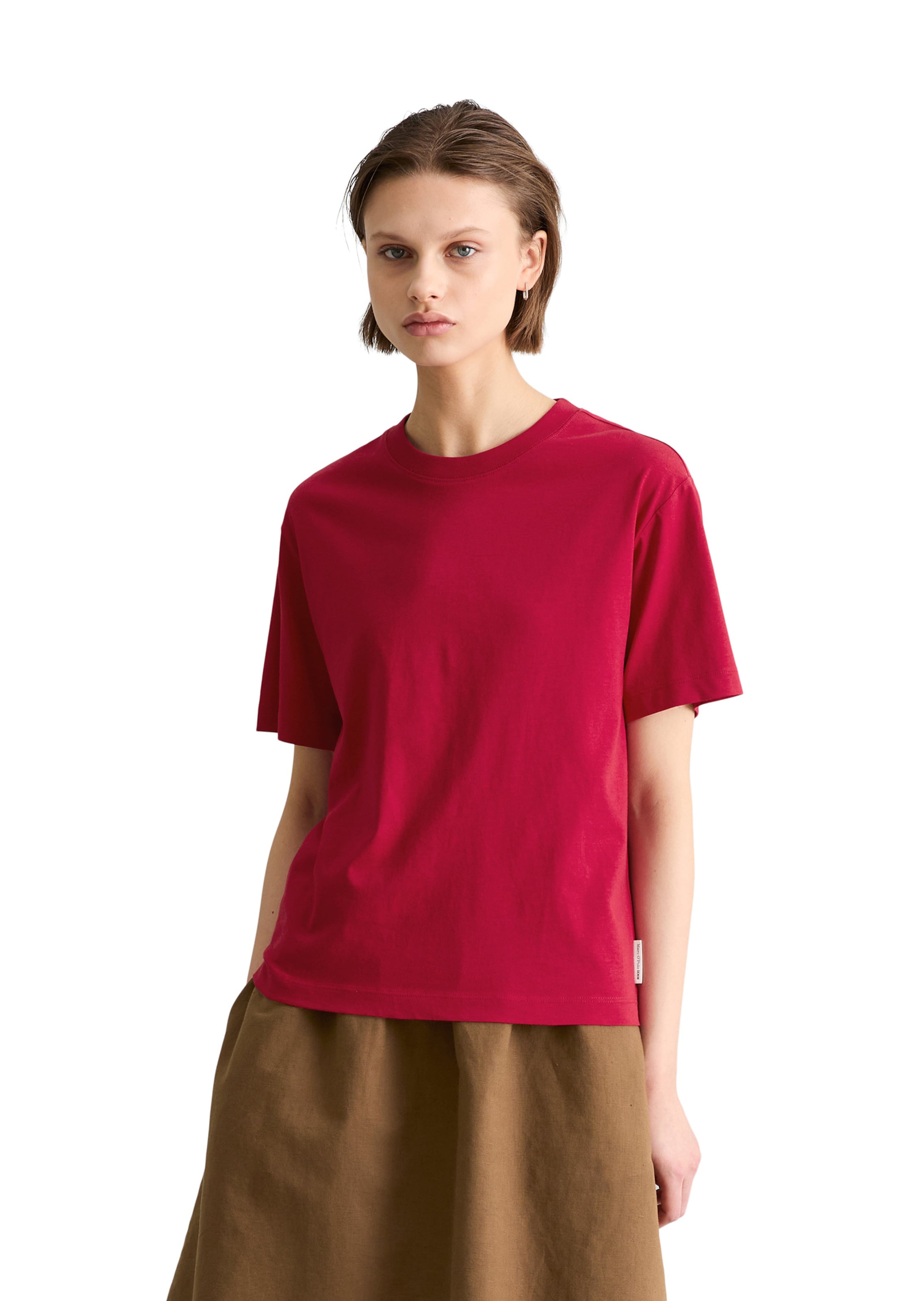 Marc O'Polo DENIM T-Shirt in Rot: Vorderseite