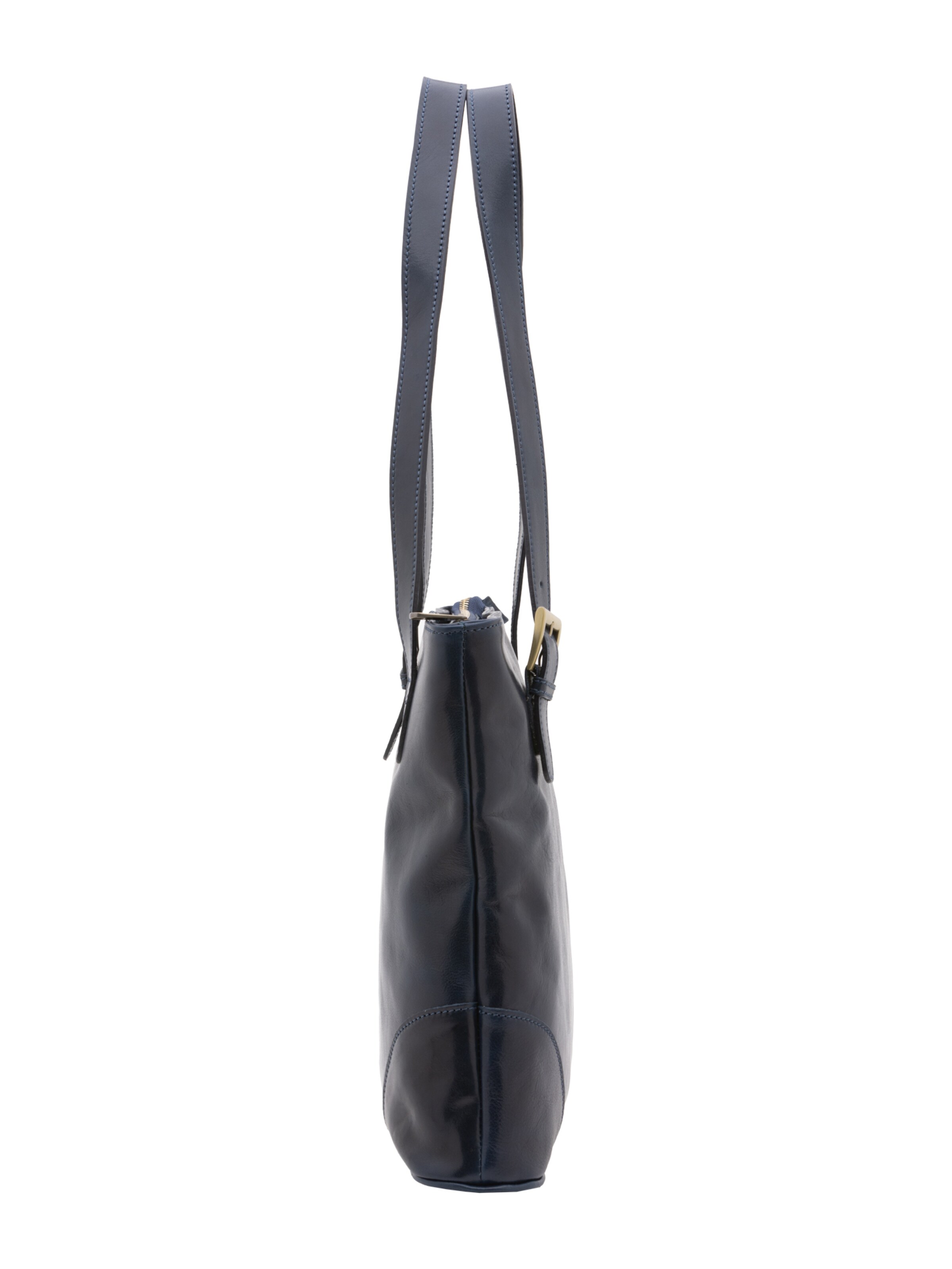 Borsa a spalla 'Borsa a Spalla Donna Pelle Vacchetta - Chiusura Zip' di I Fratelli in blu