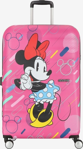 American Tourister Trolley 'Wavebreaker Disney' in Pink: Vorderseite
