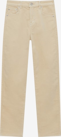 Pull&Bear Slimfit Bukse i beige: forside