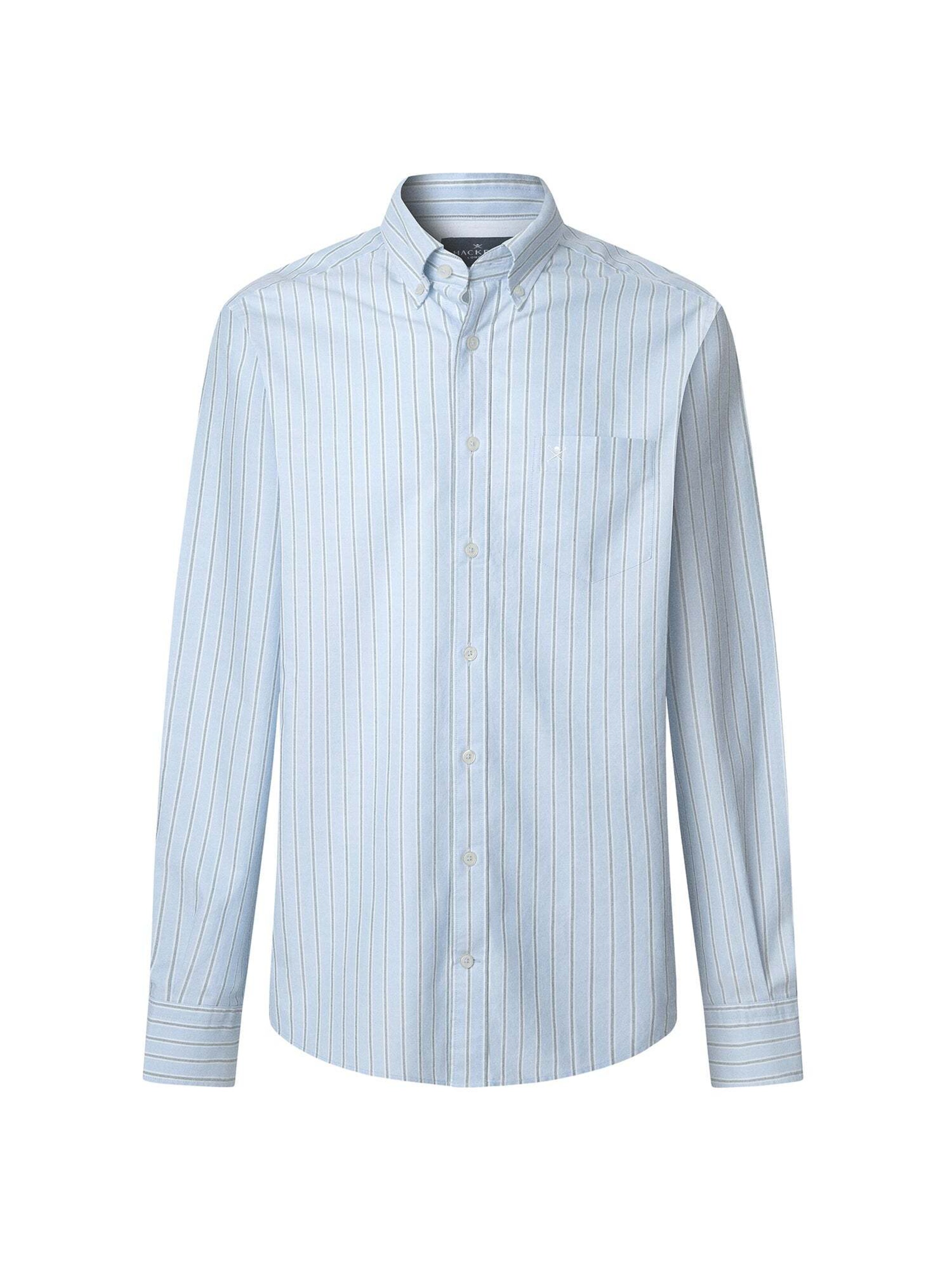 Camicia Hackett London di colore blu cielo / grigio / bianco, Visualizzazione prodotti