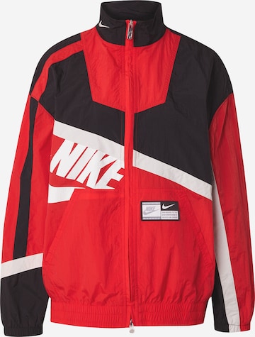 raudona Nike Sportswear Demisezoninė striukė 'STREET': priekis