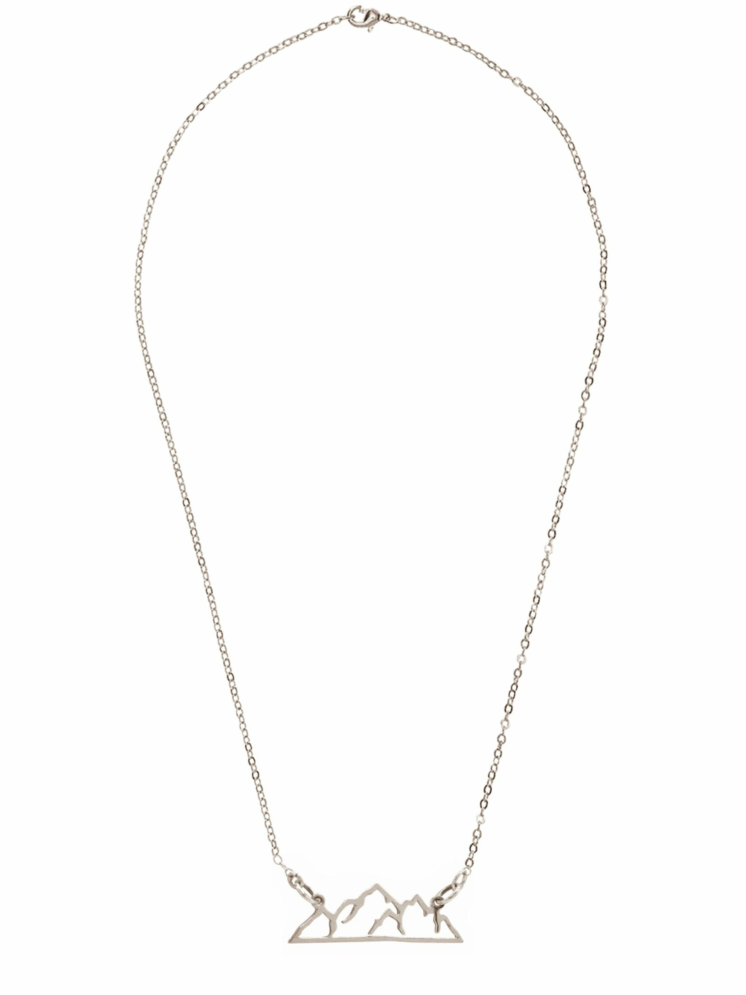 Gemshine Kette in Silber: Vorderseite