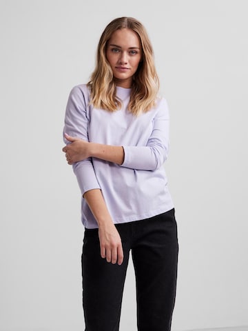PIECES Shirt 'Ria' in Lila: voorkant