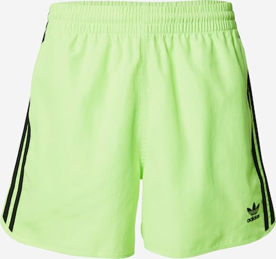 Kelnės 'Adicolor Classics Sprinter' iš ADIDAS ORIGINALS, spalva – neoninė žalia / juoda, Prekių apžvalga