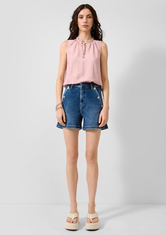 QS Regular Shorts in Blau