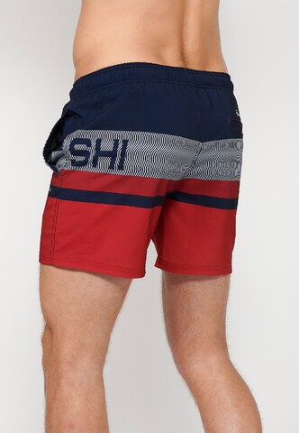 KOROSHI Badeshorts in Blau