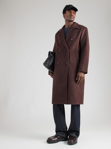 Cappotto di mezza stagione di Abercrombie & Fitch in marrone: frontale