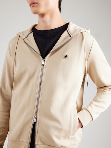 BOSS Sweatjakke 'C-Spence 01' i beige