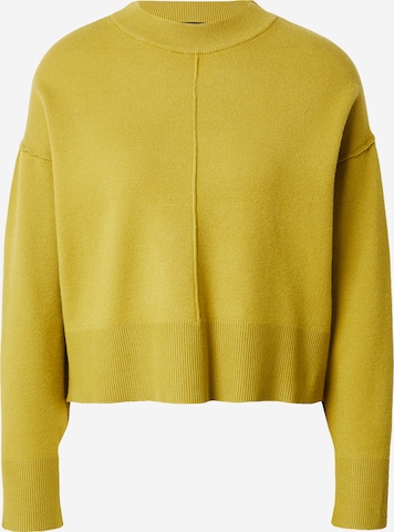 VERO MODA - Pullover 'GOLD LINK' em amarelo: frente