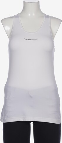 PEAK PERFORMANCE Top & Shirt in S in White: front