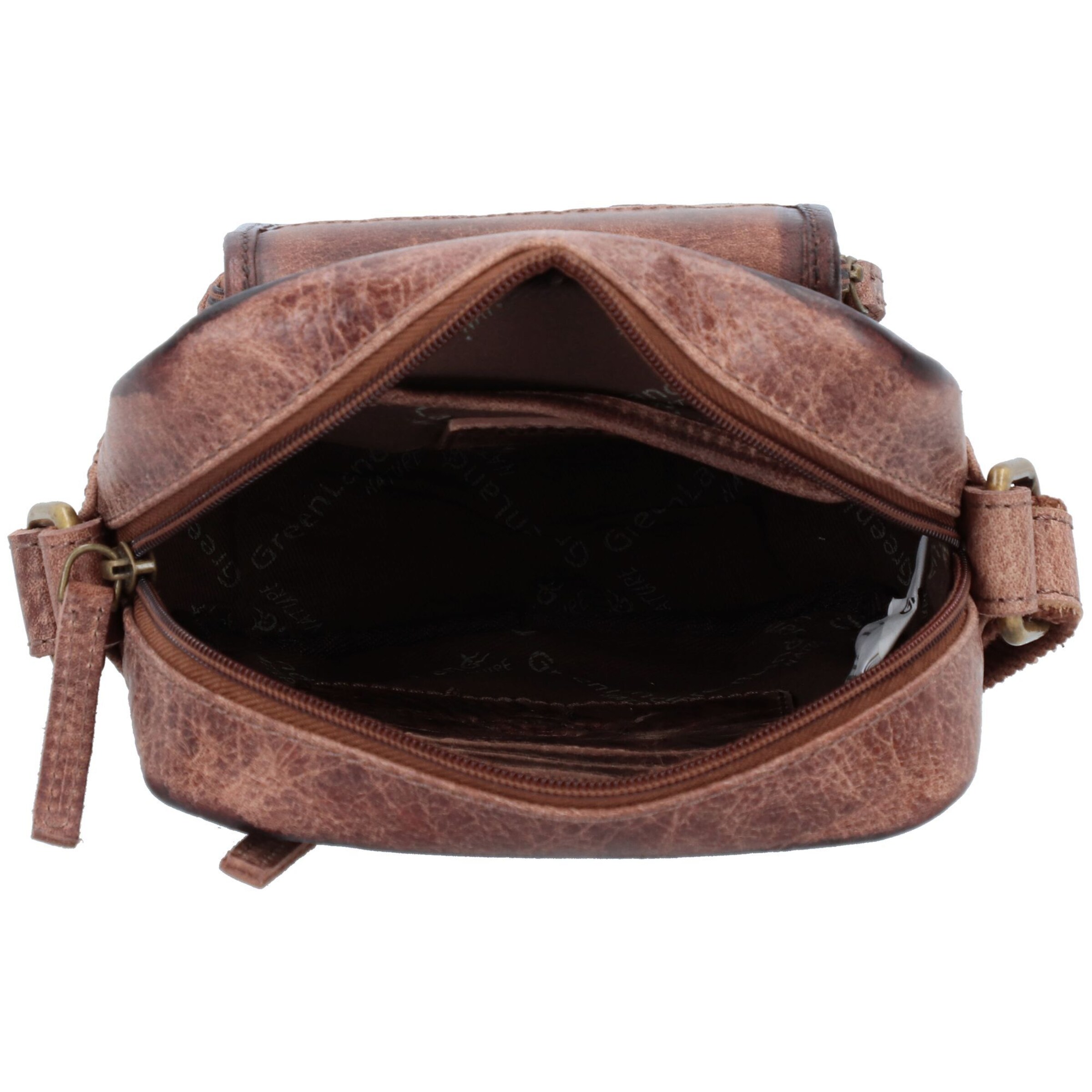 Greenland Nature Schoudertas in Bruin