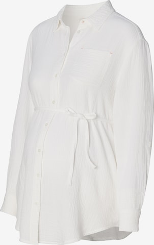 Camicia da donna di Esprit Maternity in bianco: frontale
