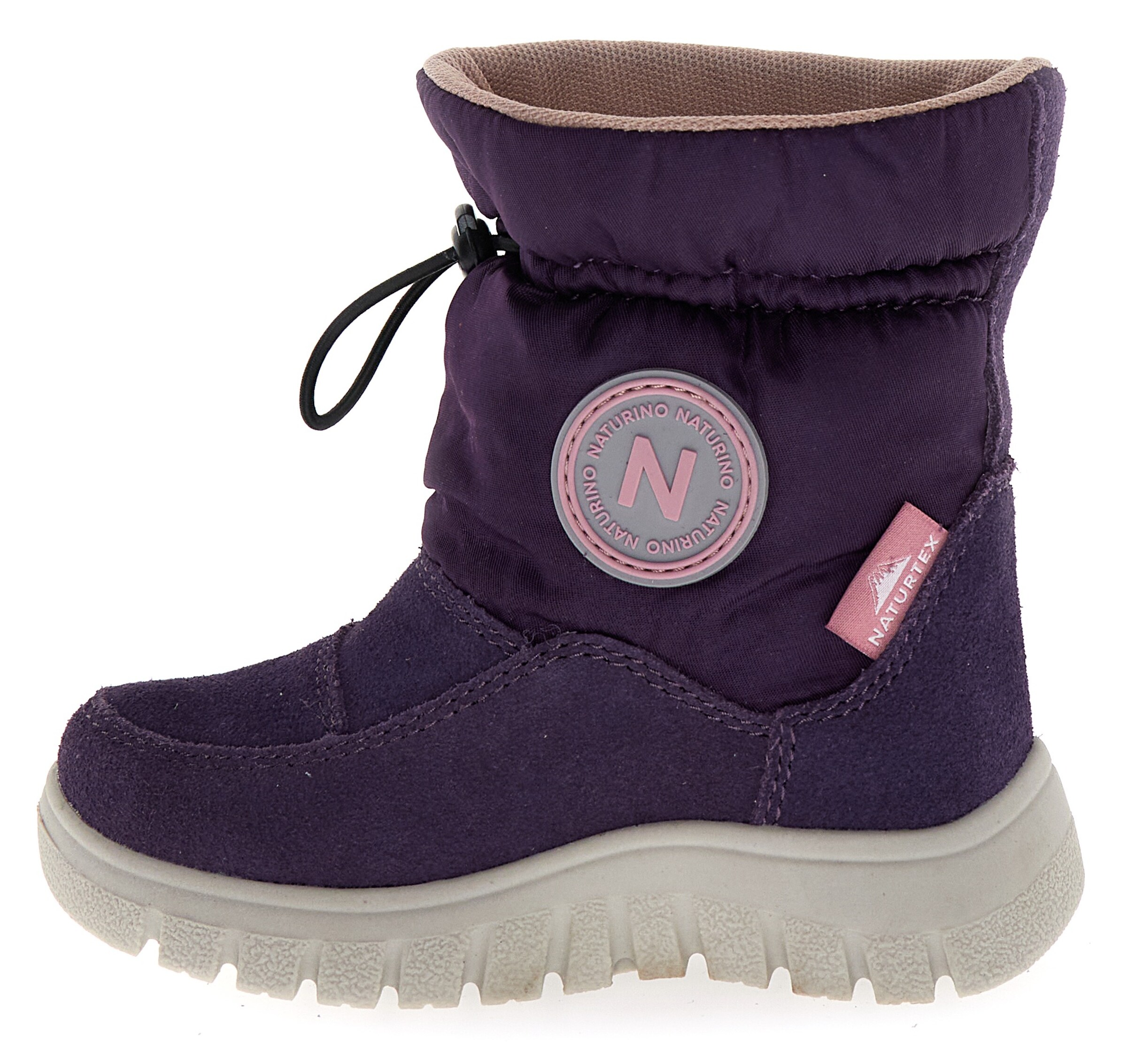 NATURINO Snow Boots in Purple