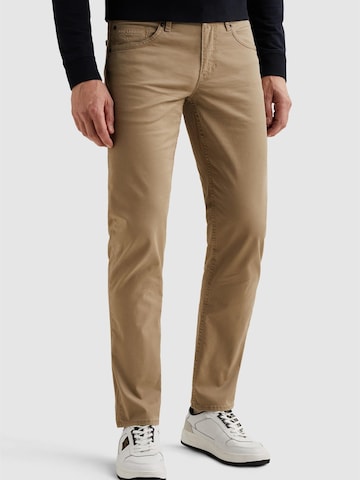 Jean 'Navigator slim fit pants' PME Legend en beige : devant