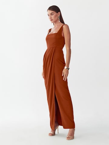 Willa Kleid 'Akron' in Braun