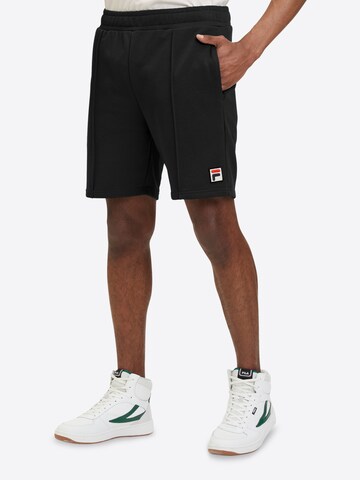 FILA - regular Pantalón en negro: frente