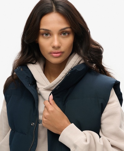 Superdry Bodywarmer 'Everest' in de kleur Marine, Productweergave