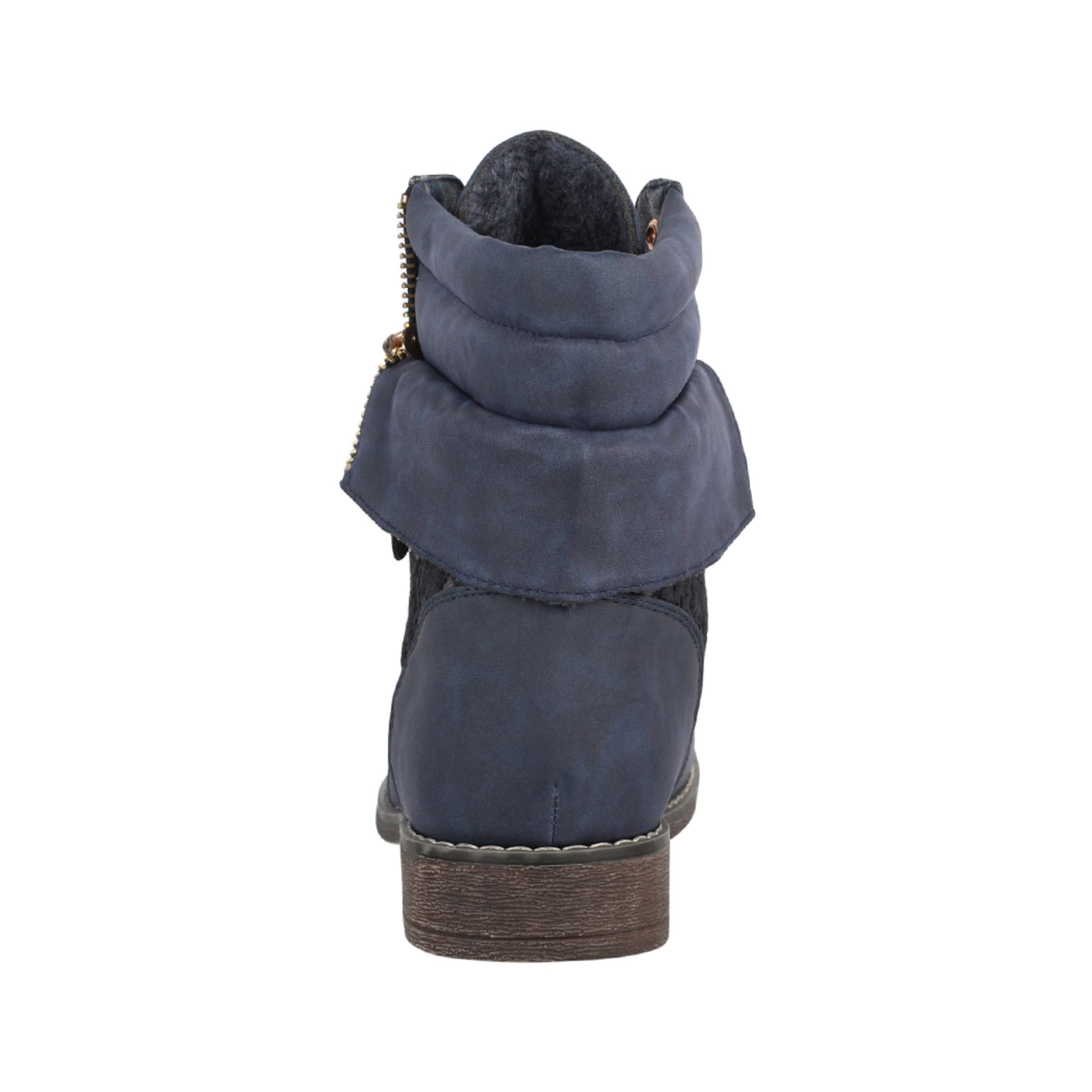 Elara Schnürstiefelette in Blau