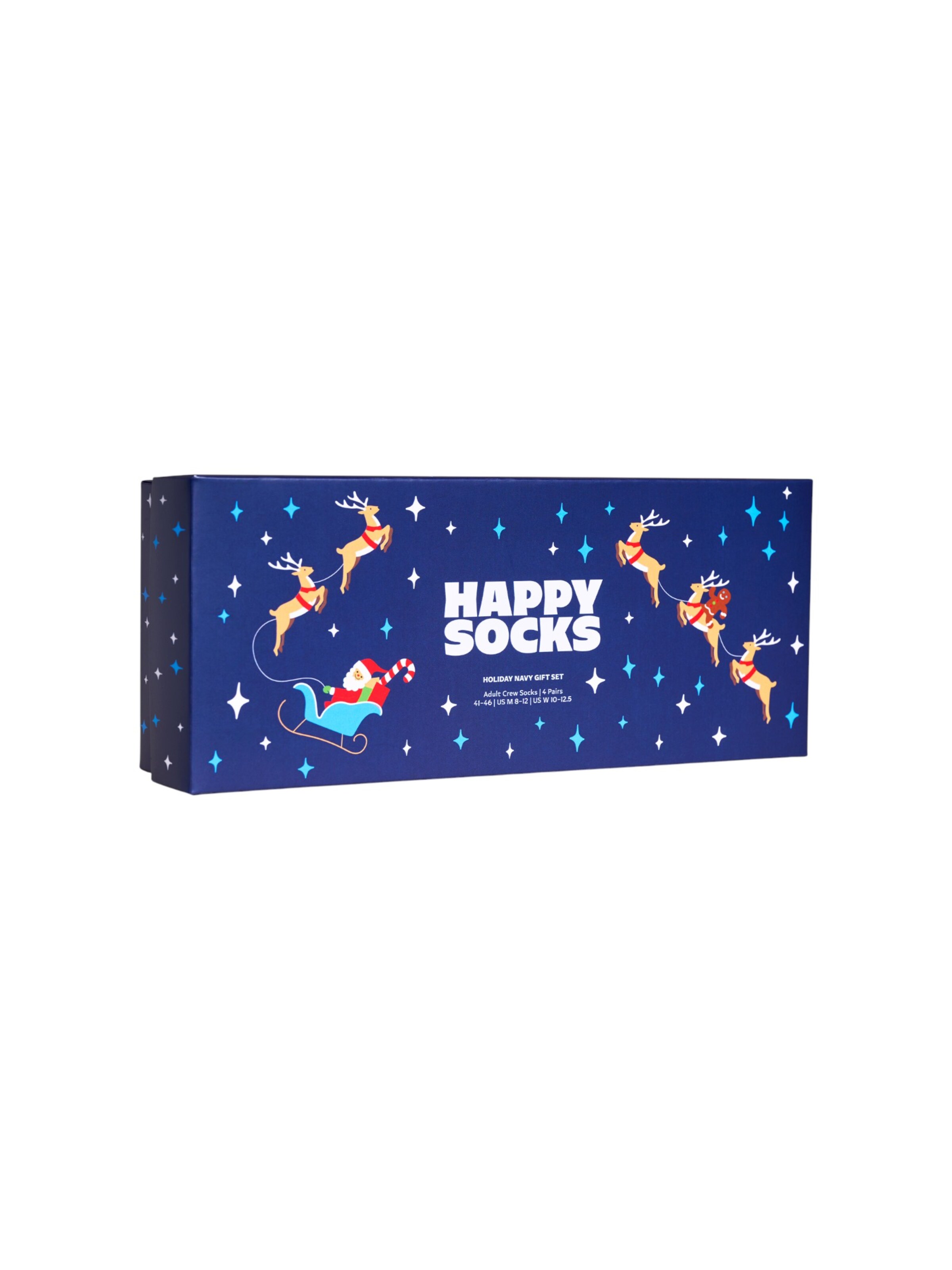 Chaussettes '4-Pack Holiday Navy Socks Gift Set' Happy Socks en bleu