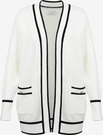 Cardigan Anna Field en blanc : devant