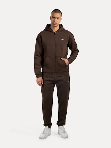 Veste de survêtement Smilodox en marron