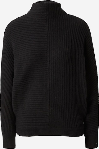 TOM TAILOR DENIM Sweter w kolorze czarny: przód