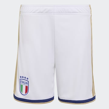 ADIDAS PERFORMANCE Regular Sportshorts 'FIGC H SHO Y' in Weiß: Vorderseite