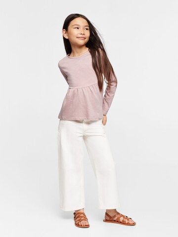 MANGO KIDS T-Shirt 'PEPLUM' in Pink