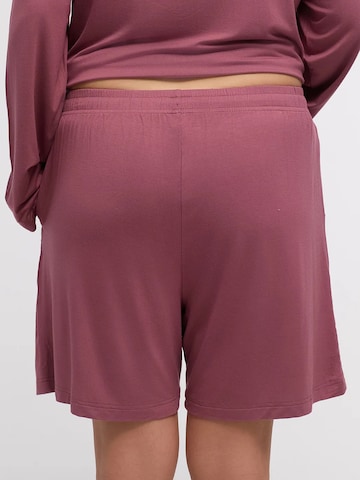 Pantalon de pyjama 'Pyjama Shorts' cfab en violet