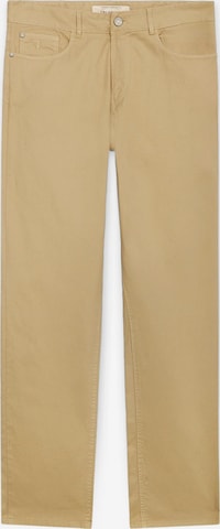Trussardi - regular Pantalón en beige: frente