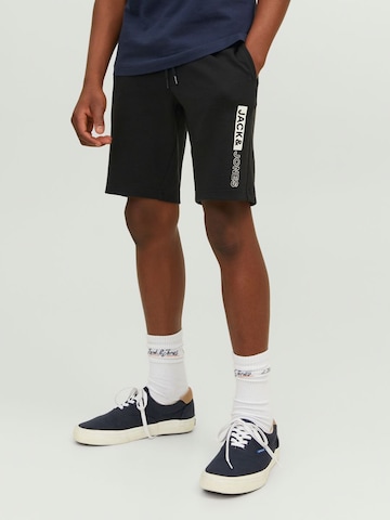 Jack & Jones Junior Regular Broek in Zwart: voorkant