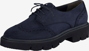 Paul Green Lace-Up Shoes in Blue: front