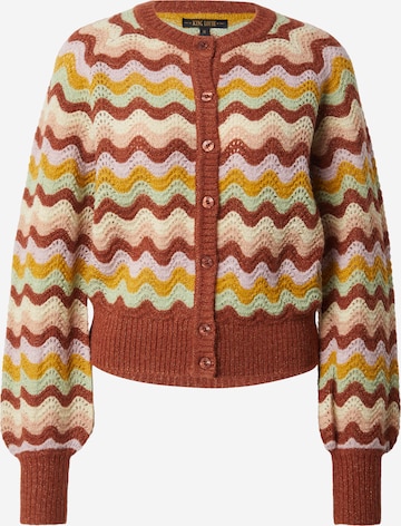 King Louie Strickjacke 'Mesa' in Bronze: Vorderseite