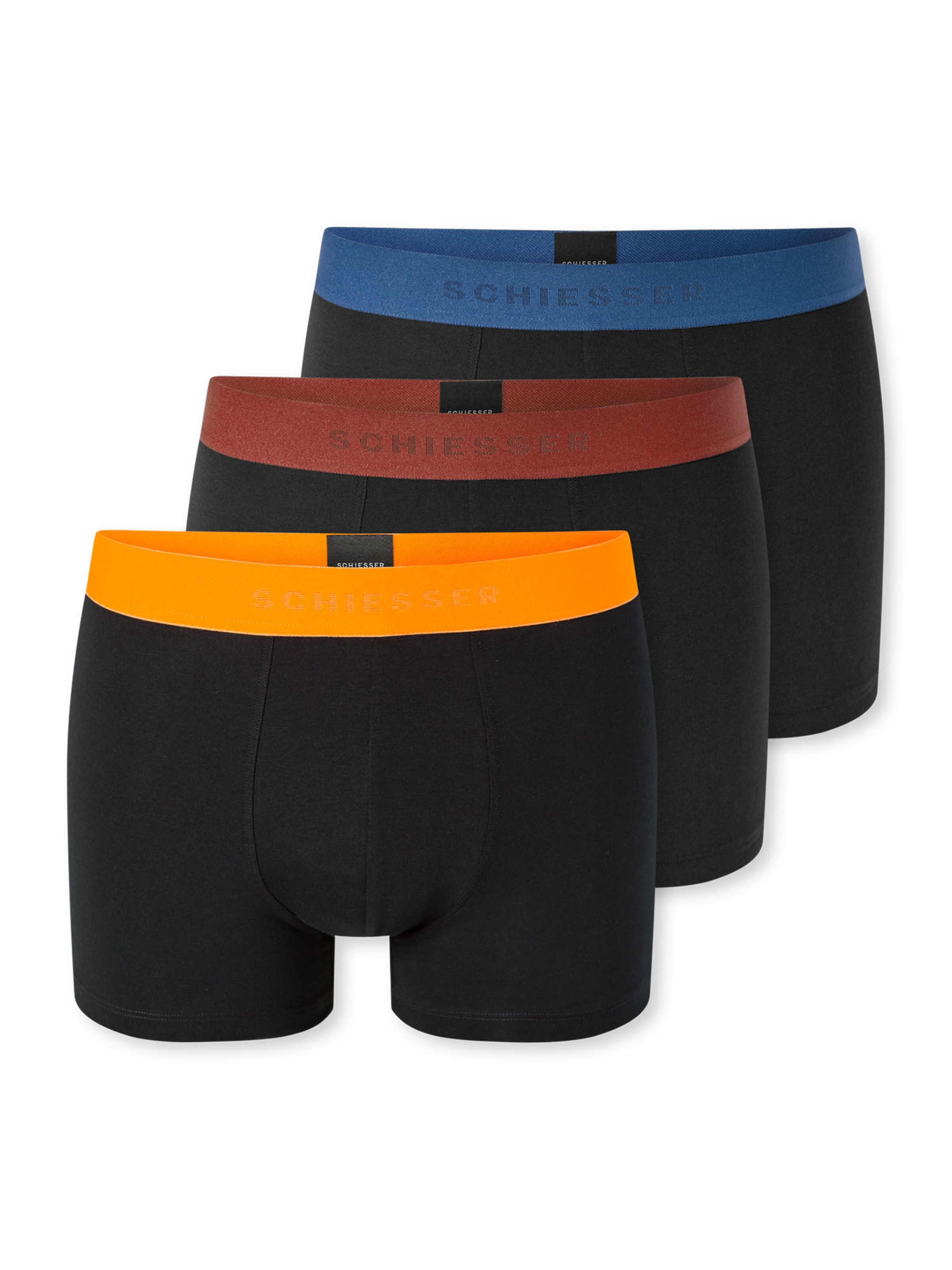 SCHIESSER Trunk ' 95/5 ' in Schwarz: Vorderseite