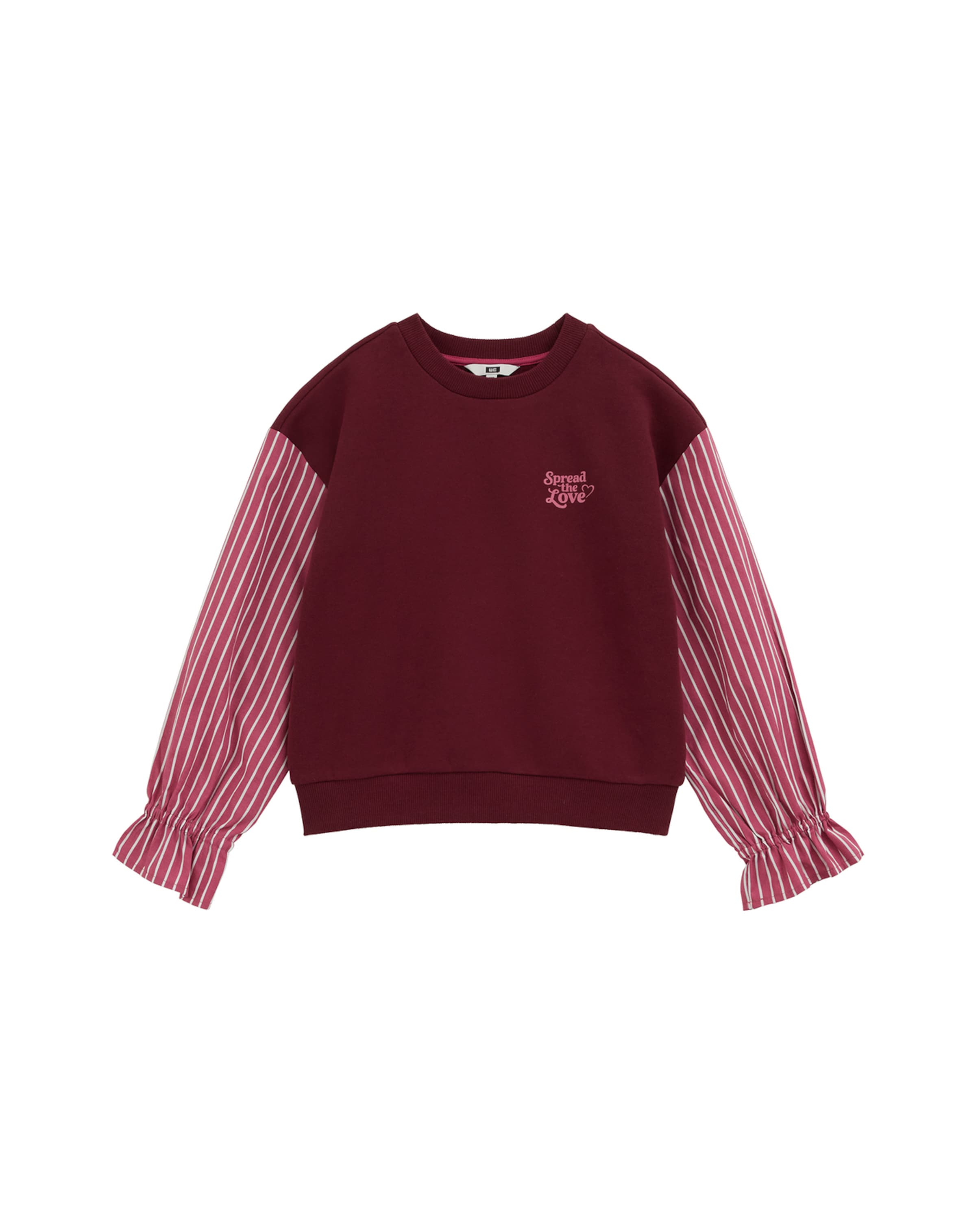 Pull-over WE Fashion en rouge : devant