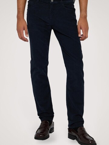 Coupe slim Pantalon Trussardi en bleu : devant